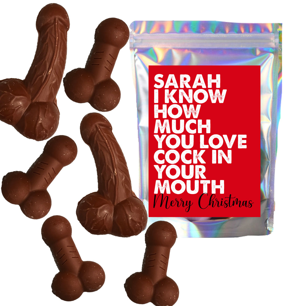Personalised Bag of Dicks - Merry Christmas #1 image